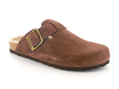 GRUNLAND CIABATTE IN CAMOSCIO DONNA INVERNO CB2225 T SARA TAUPE