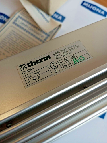 LM THERM 8613 TIPO MAX 180W 220 240V NUEVO STOCK ANTIGUO - Imagen 5 de 17
