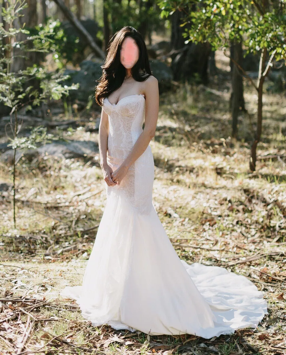 Champagne silk wedding dress top
