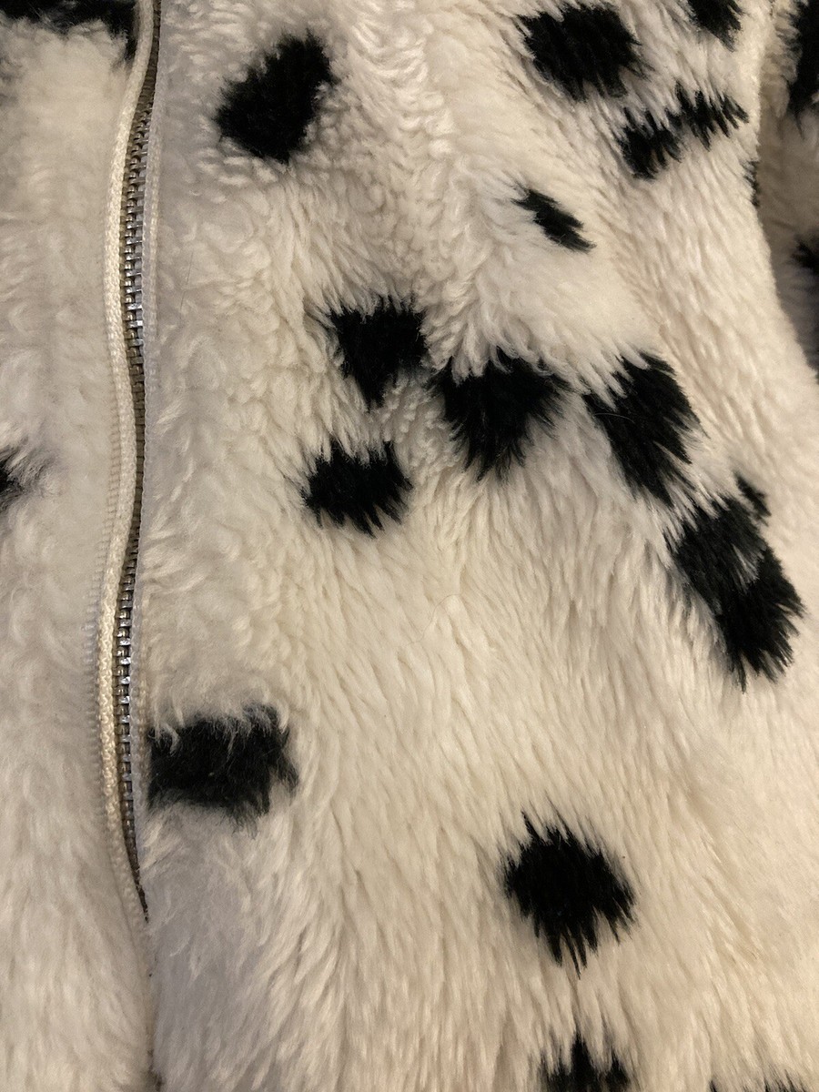 レディース Dalmatian Pattern Fur Coat vintage 早い者勝ち