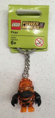 NEW LEGO Power Miners Firax ROCK Monster Minifigure Minifig Key Chain RARE!