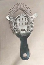 Mr Bartender 2 Prong Bar Strainer Stainless Steel Made In The USA