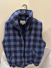 Vintage Great Land Vest Sz. Large Blue