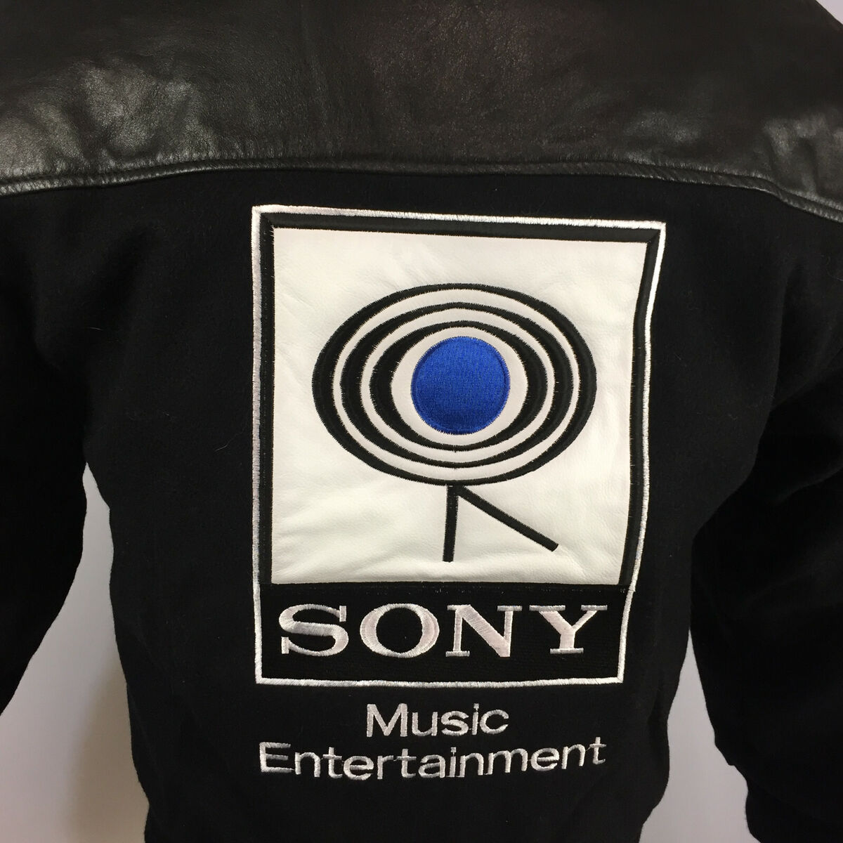 Vintage 80s 90s Sony Epic Leather Wool Letterman Coat Jacket Vintage 80s 90s Sony Epic Leather Wool Letterman Coat Jacket