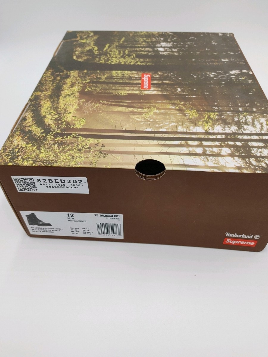 Supreme Timberland Premium Waterproof Boot Black Nubuck Size Supreme Timberland Premium Waterproof Boot Black Nubuck Size