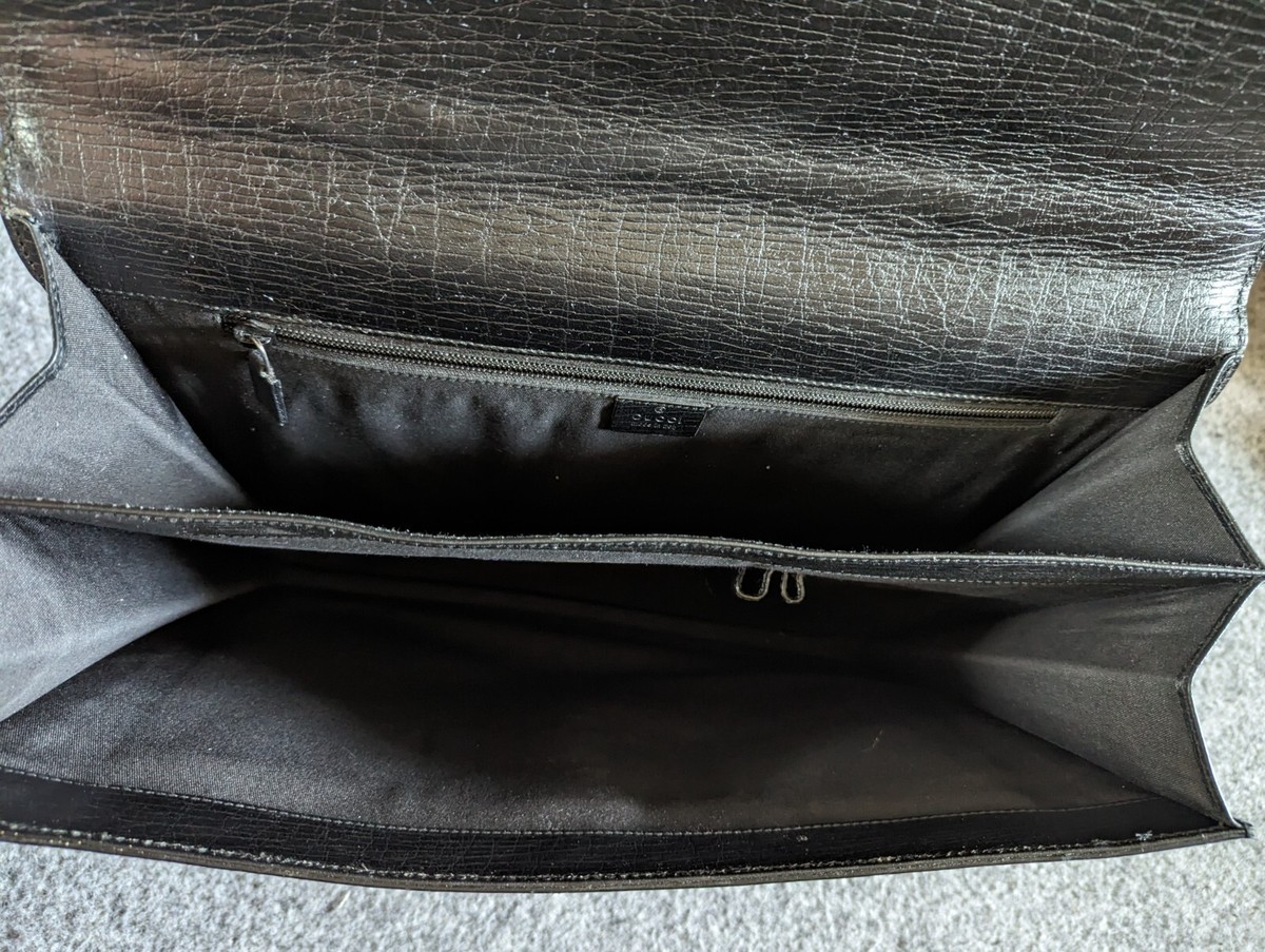 Gucci vintage Business Bag Document Bag Genuine Leather Gucci vintage Business Bag Document Bag Genuine Leather