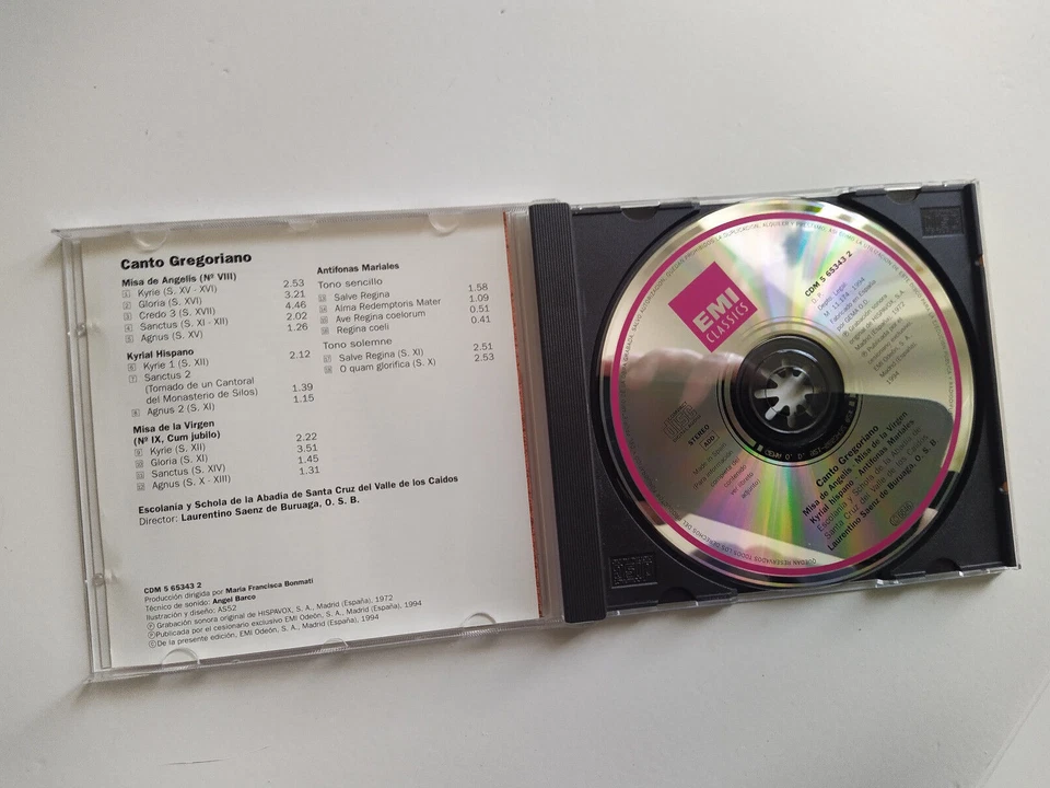Canto Gregoriano Misa Angelis Virgen Hispano Marialis - Saenz de Buruaga - Bild 3 von 3