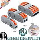 <!--F#f_0-->100PCS Lever Nut Electrical Cable Wire Connector Conductor Block Clamps Terminal<!--F/-->