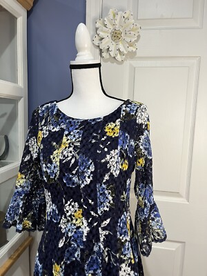 slim fit dress slacks Crochet Lace with Bell Sleeve Dress