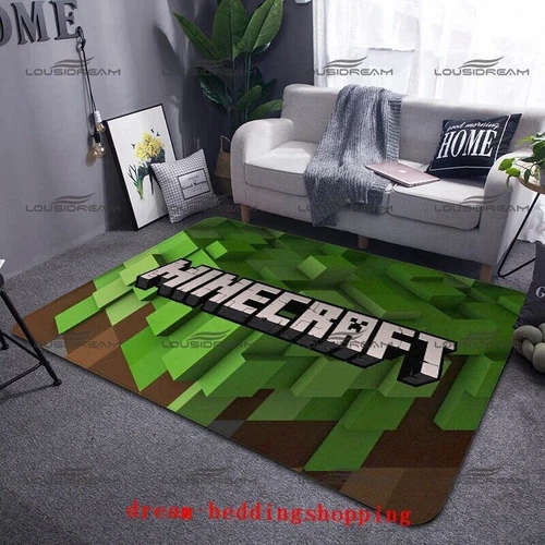 Dormitorio Salón Alfombras Antideslizantes Suelo Alfombras Niños Minecraft - Imagen 14 de 34