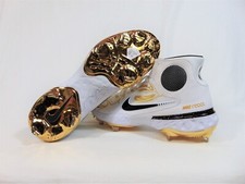 Nike React Alpha Huarache Elite 3 Mid Gold Baseball Cleats Sz 14 NEW CV3551 101