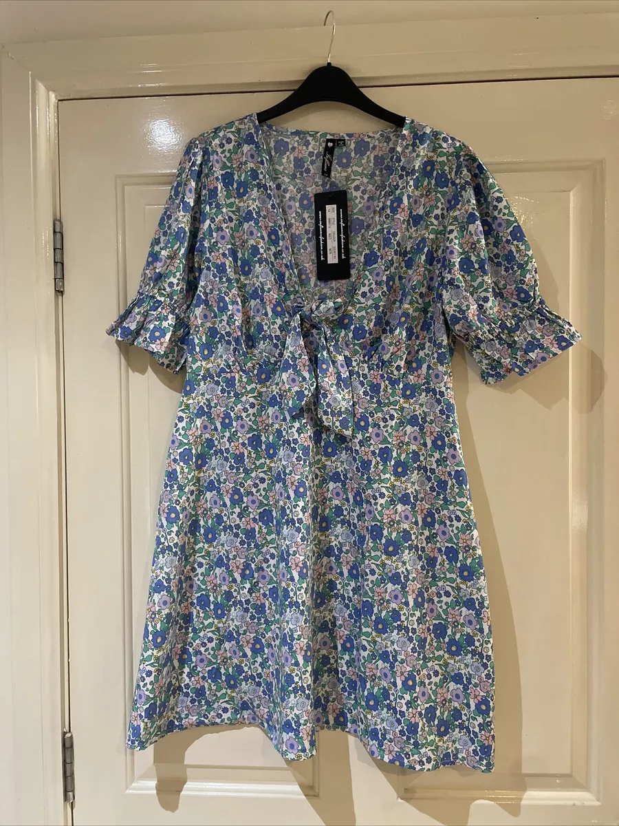 Asos floral tea dress sale