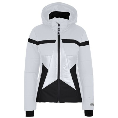 Sportalm Xalim Insulated Ski Jacket White Yushan Hooded
