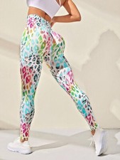 Women's High Waisted Yoga Leggings, Workout Athletic Running Yoga Pants