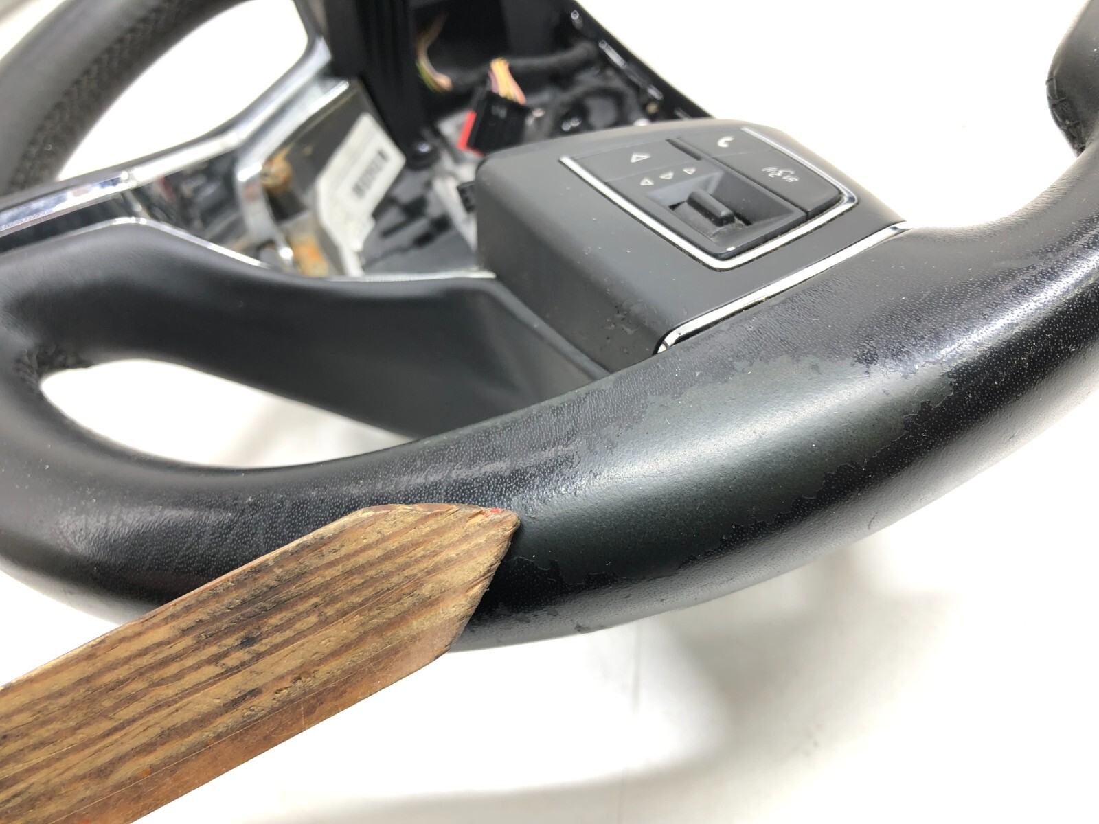 2014-2017 MASERATI GHIBLI STEERING WHEEL W/ CONTROL SWITCHES OEM #NOTES.
