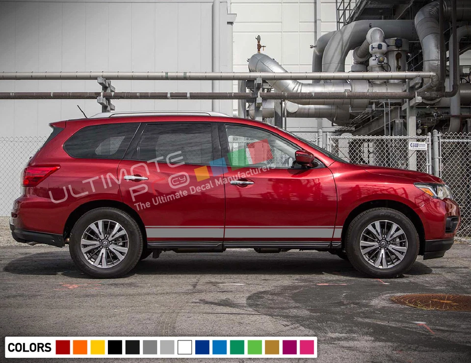 Kit de rayas adhesivas para Nissan Pathfinder gráfico todoterreno falda afinación onda rack Foto 4 de 4