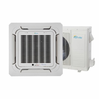 18000 BTU Ductless Mini Split Air Conditioner - Ceiling Cassette - 20 SEER