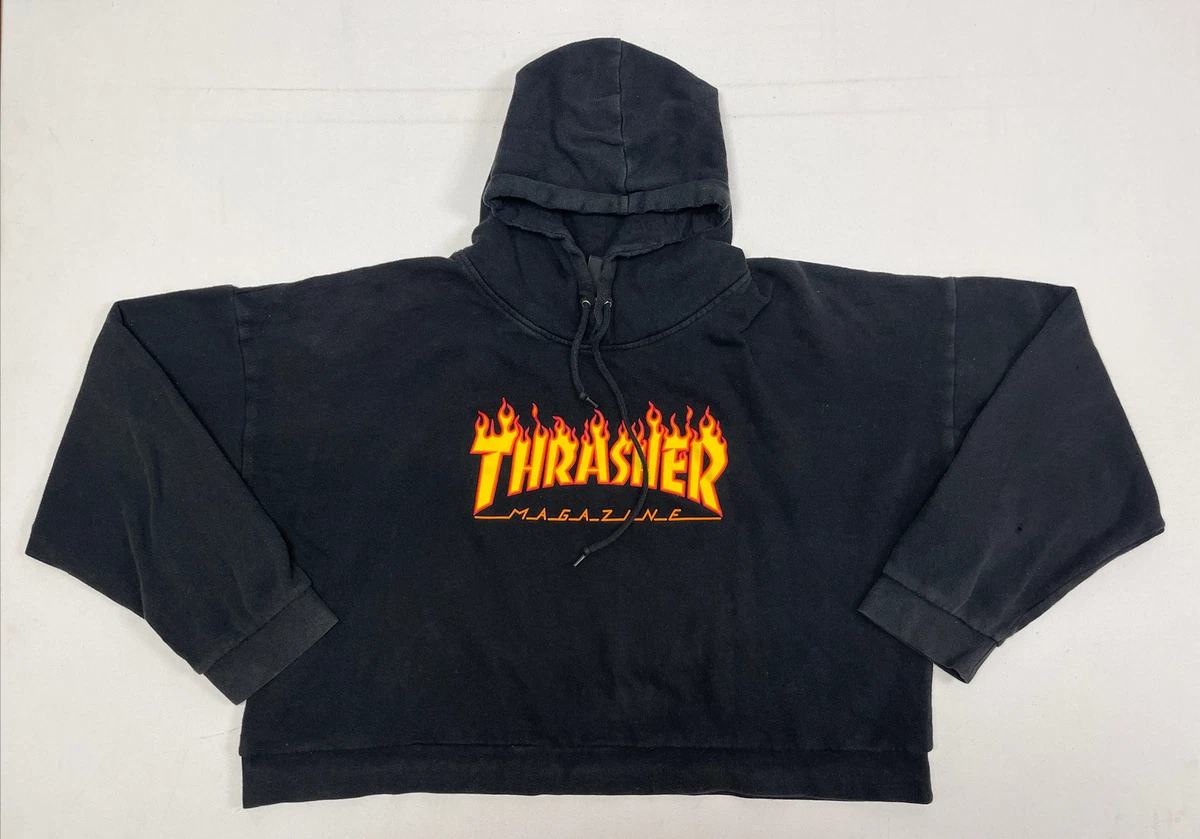 Grey thrasher hoodie women's hot sale