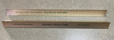 Aluminum Drafting Ruler Advertising 3 Sided