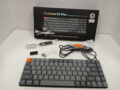 Keychron K3 Max Compact Wireless Mechanical Keyboard, Brown Tactile Switches #2
