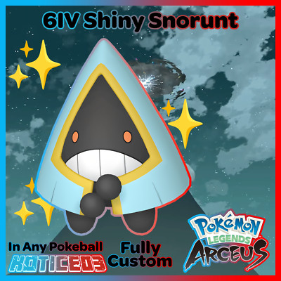   Shiny Snorunt (F) / Best Stats  Pokemon Legends: Arceus  Fast Pokémon Fast 