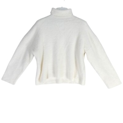 Turtleneck Sweater Erdbeer Pullover Zara ZARA Sweater Jumper White