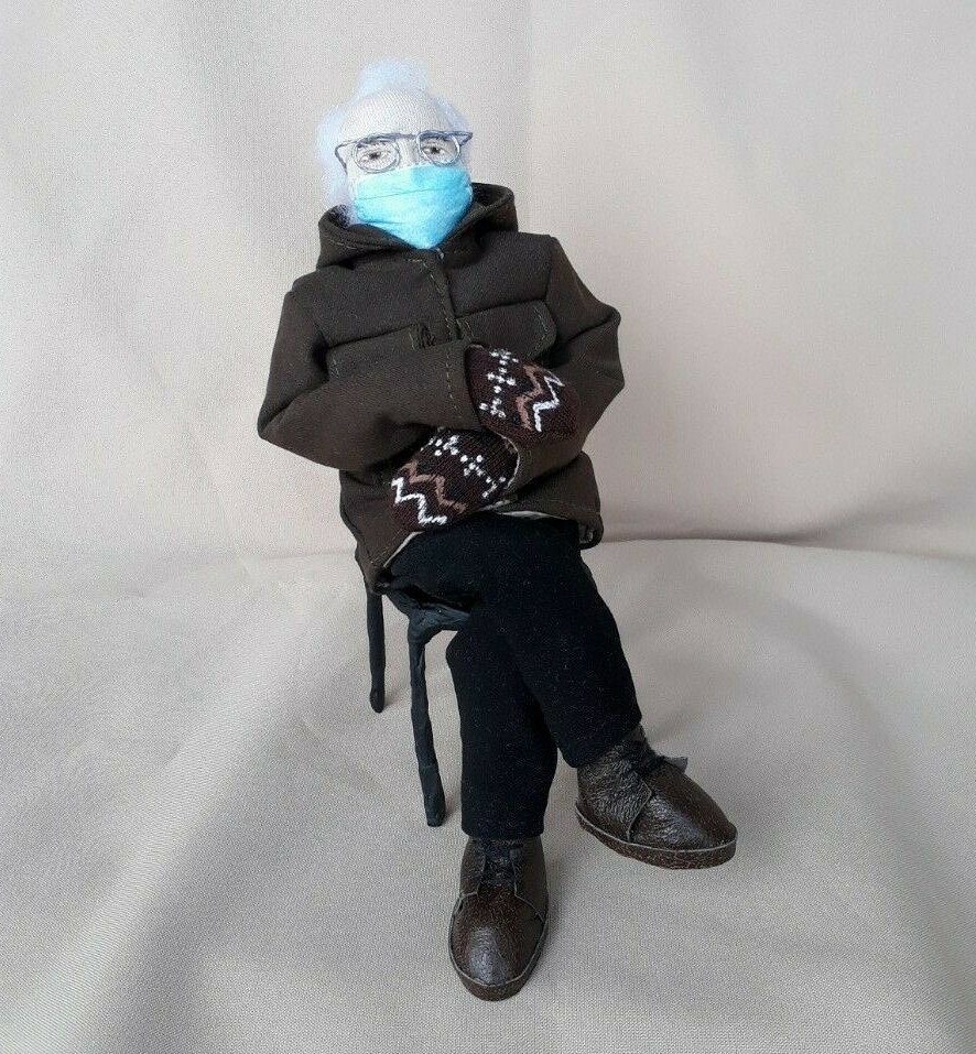 Bernie Sanders Inauguration Doll, Bernie Sanders Meme, cold Bernie