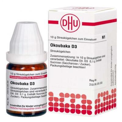 3x OKOUBAKA D 3 Globuli 10 g PZN: 2928491