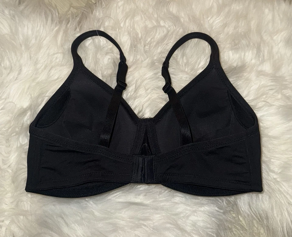 Sujetador Amoena 0675 Lara SB Post Cirugía Mastectomía Forrado WF Mujer 32B Negro Nuevo Foto 4 de 4