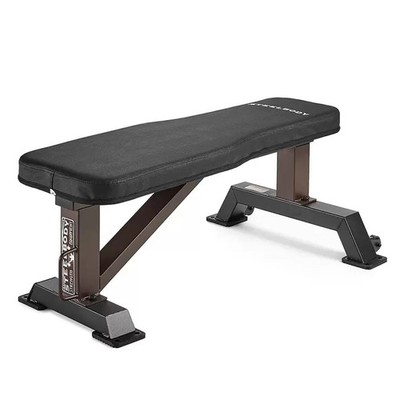 SteelBody flaches Fitnessbankdrücken strapazierfähiger solider Rahmen kommerzielles oder Heimtraining