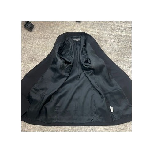 Vince Lined Black Stretch Formal One-Button Blazer Jacket Womens Size 6 - 第 7/17 張圖片
