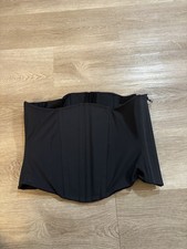 140 HONEYLOVE sz 1X Waist Trainer Stomach Smoothing Black Corset Shape wear