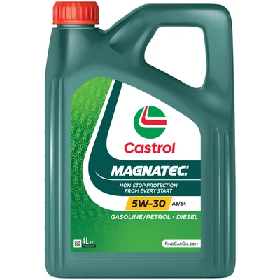 4L Castrol Magnatec 5W30 Huile pour VW Audi Skoda Mercedes Seat Renault Fiat - Photo 1/3