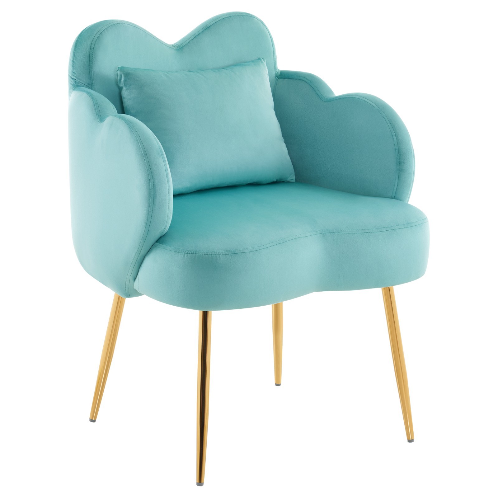 For Nail With Backrest,modern Salon Chair With Velvet Pedicure Chair