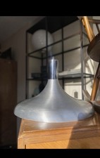 retro / vintage spun metal Pendant light