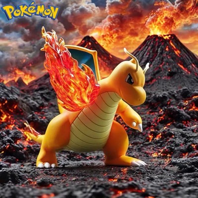 3.9'' Cartoon Dragonite Action PVC Figure Collectible Model Toy Gift