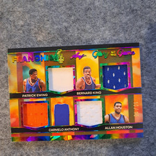 2025 Leaf Franchise 4 Glory Of The Game Knicks #d/15 Ewing Anthony Houston King