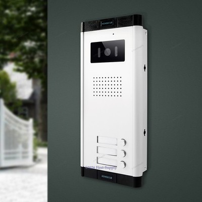 HOMSECUR 520C-3 Outdoor Unit For HDS Video Door Phone Intercom System 3 Families