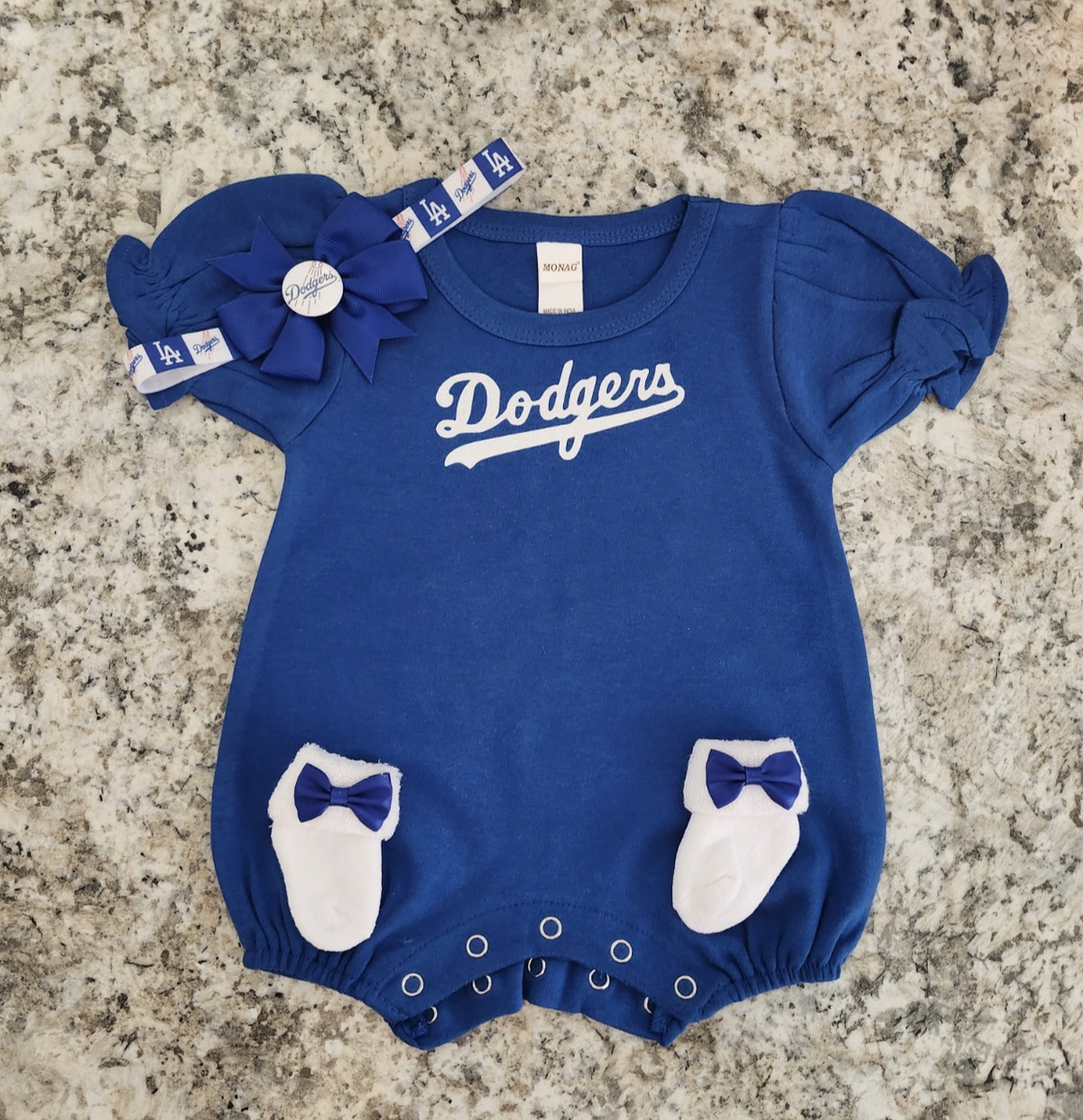 Dodgers baby/newborn clothes LA baseball baby gift Dodgers