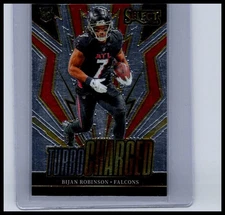 Bijan Robinson 2023 Panini Select #TUR-BRO Turbocharged
