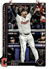 2025 Topps #401 David Fry Cleveland Guardians