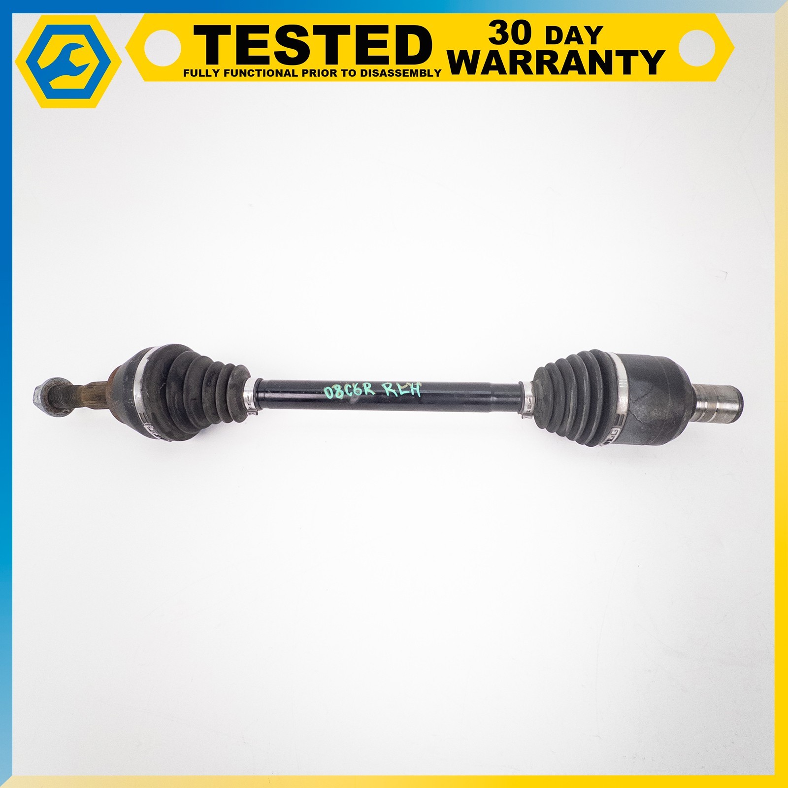 05-13 CHEVROLET CORVETTE C6 XLR REAR LEFT AXLE HALF SHAFT UNIVERSAL JOINT OEM