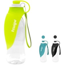 Hund Wasserflasche Reise Tragbar Hund Trinkflasche Unterwegs in Silikon für O...