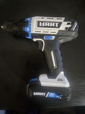 HART HPDD25B 20V 1/2" Cordless Drill Set with 1.5Ah Li-Ion Battery and Fast...