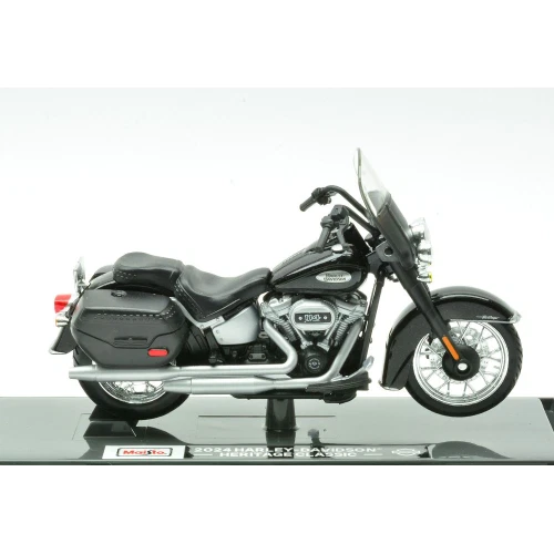 HARLEY DAVIDSON 2024 HERITAGE CLASSIC 1:18 Maisto Moto Modellino Nuovo - Immagine 2 di 3