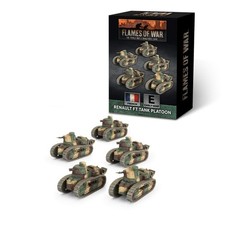 French Renault FT Tank Platoon - Early War - Flames of War - Brand New