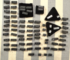 50 LOT IC VINTAGE LOGIC ASSORTED SEMICONDUCTORS CMOS TTL EPROM CPU MEM CHIP