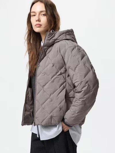 UNIQLO PUFFTECH Parka S-3XL Padded Water-Repellent Hooded Women 478571 NWT