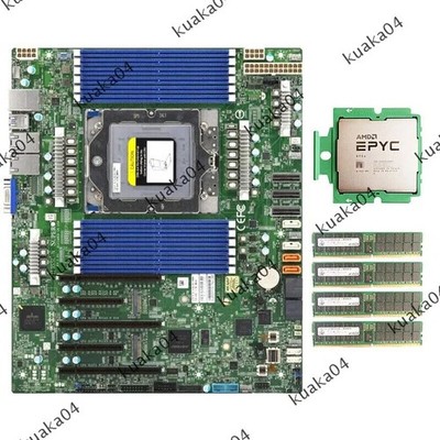 Supermicro H13SSL-N With AMD EPYC Bergamo 9754 CPU 4x16GB 4800MHz DDR5 RAM