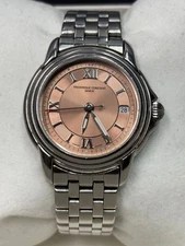 Frederique Constant Watch Date Vintage Rare Model Classic Timepiece Limited